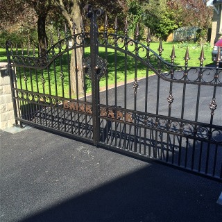 large Wrought iron gate