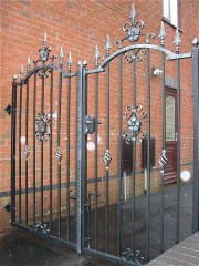 Wrought iron gate